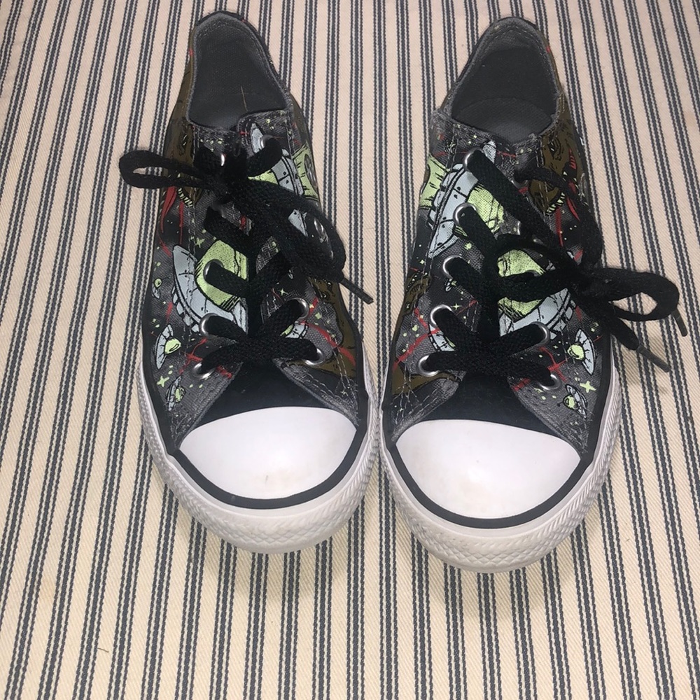 Dinosaur themed Converse sneakers